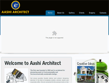 Tablet Screenshot of aashiarchitect.com